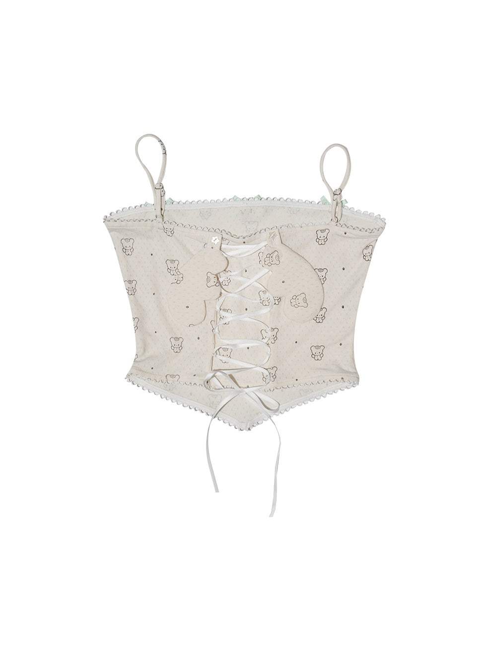 Bear Print Removable Wings Small Camisole