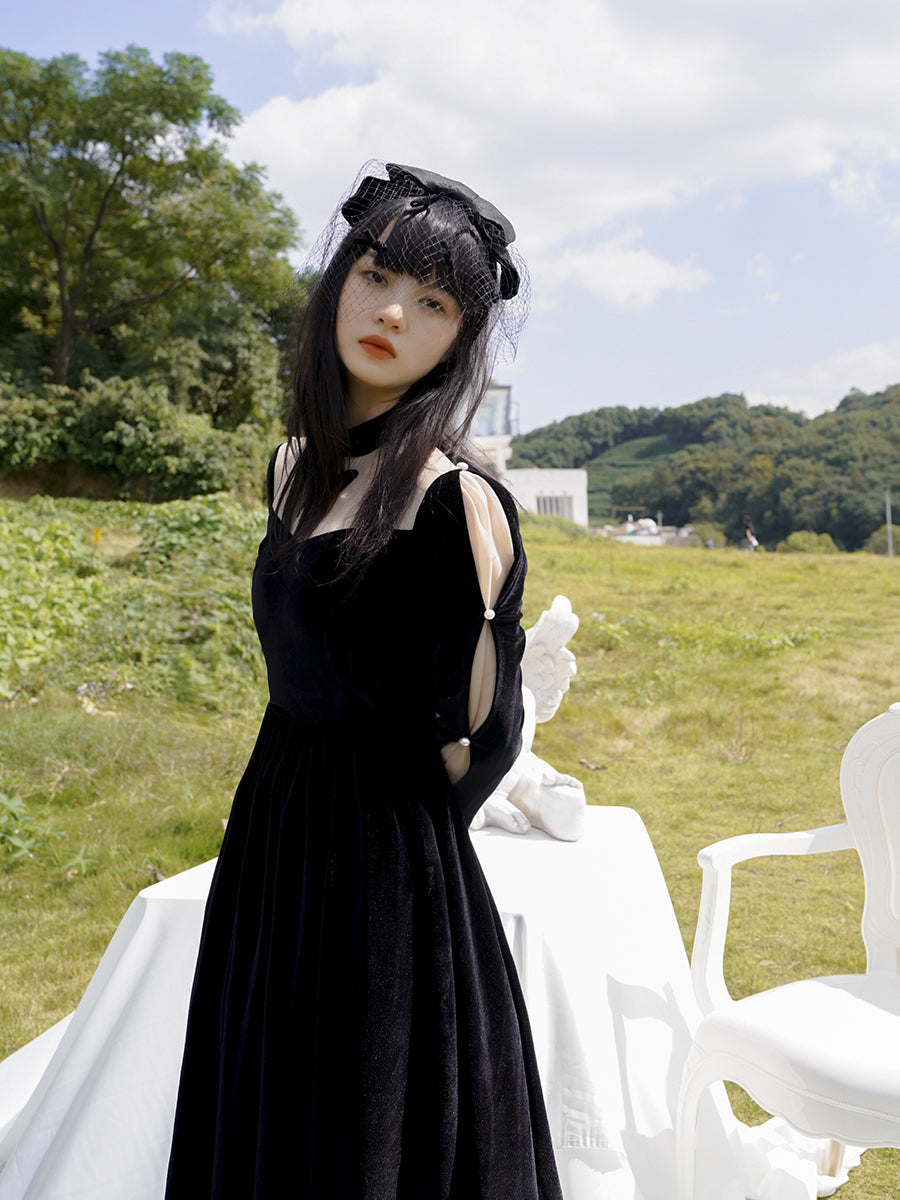 Velvet Butterfly Vintage Pearl One-piece