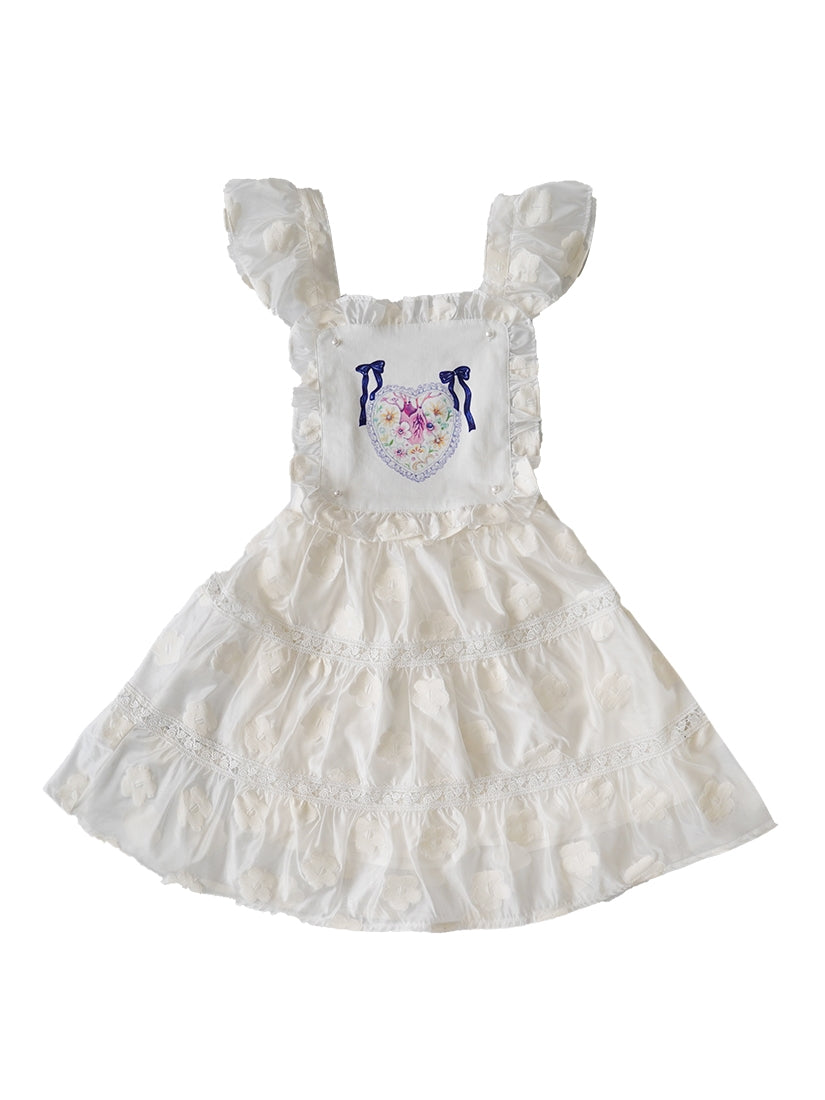 Frill Gothic Lolita Apron One-piece