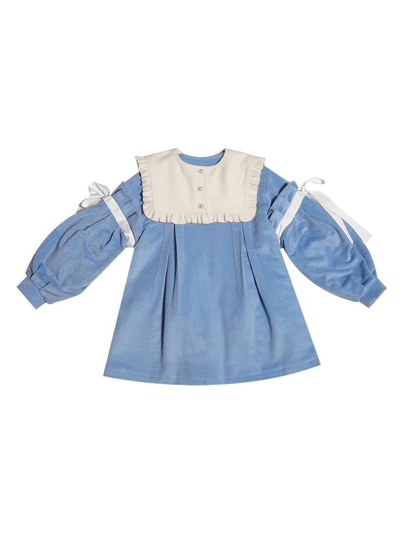 Ribbon Cute Girly Lace-collar Coat