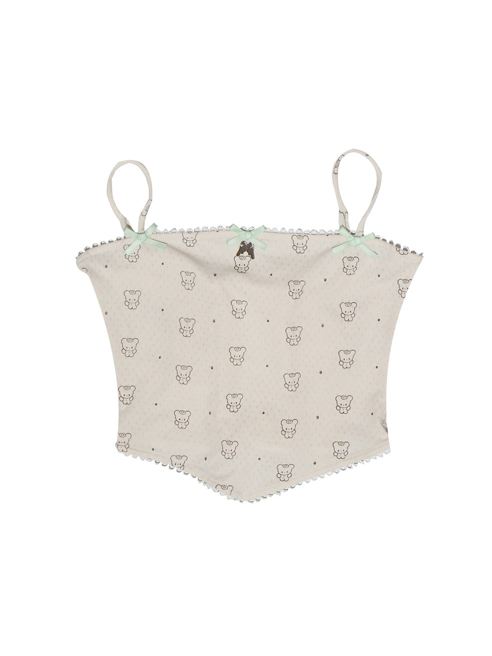 Bear Print Removable Wings Small Camisole