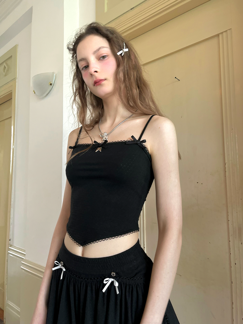 Bear Print Removable Wings Small Camisole