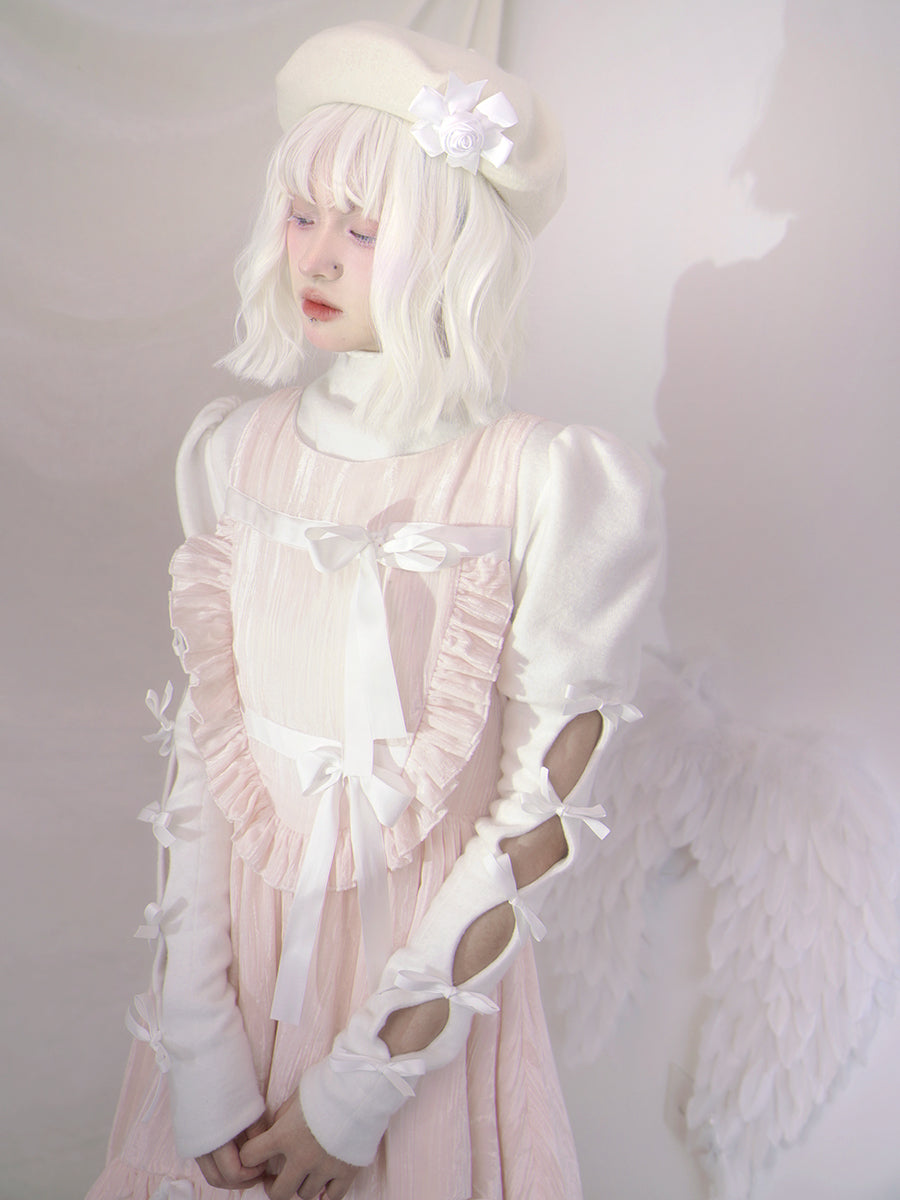 Sleeve-cut Ribbon Nichi Cutsew