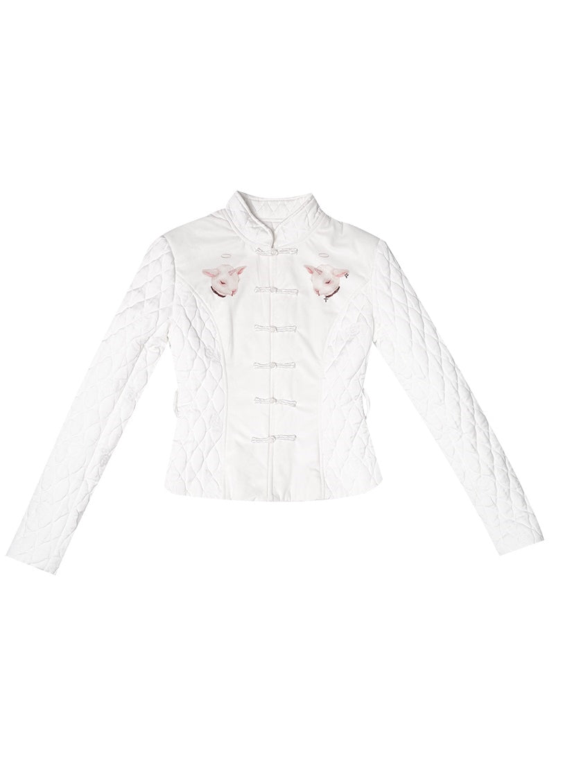 Sheep Unique Chinese Quilting Tops