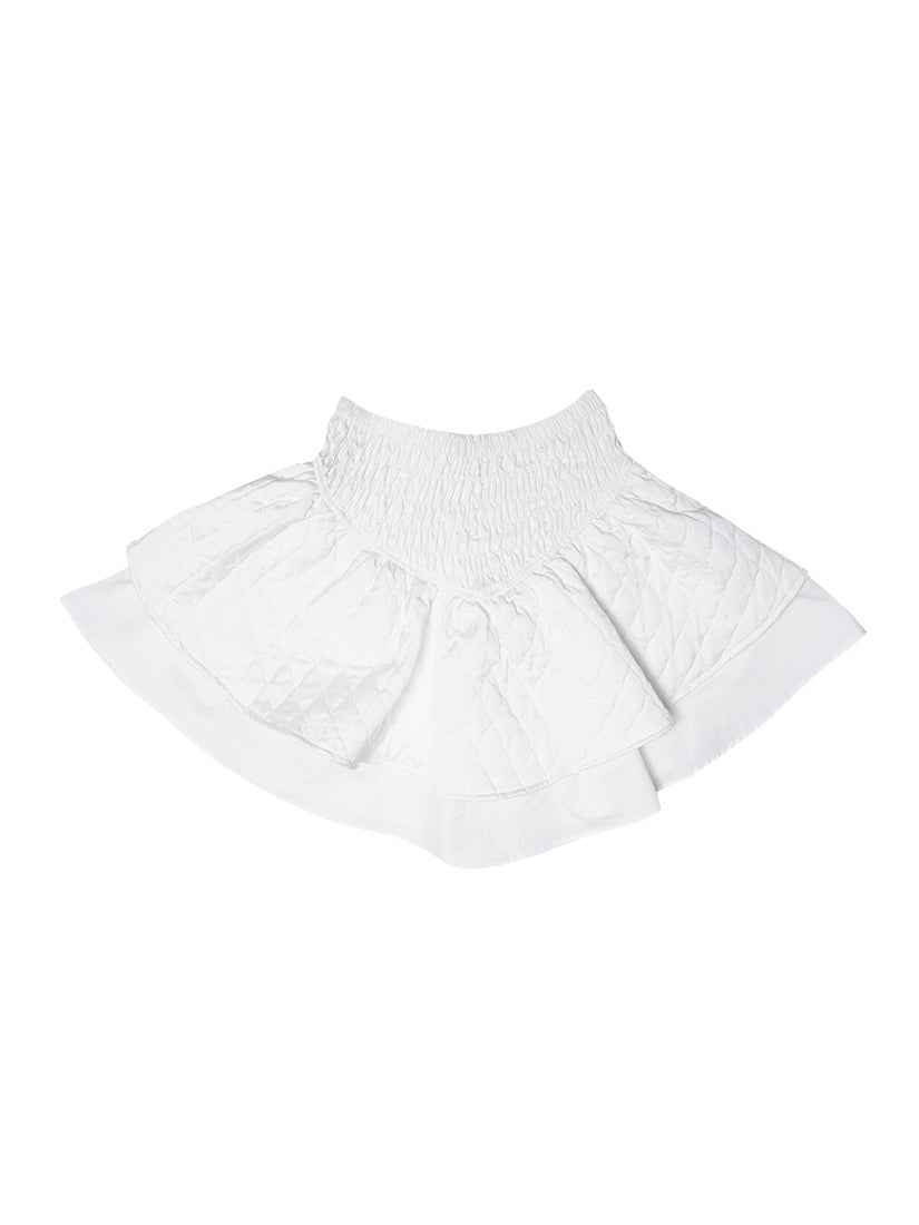 Quilting Embroidery Layered Lolita Gothic Short Skirt