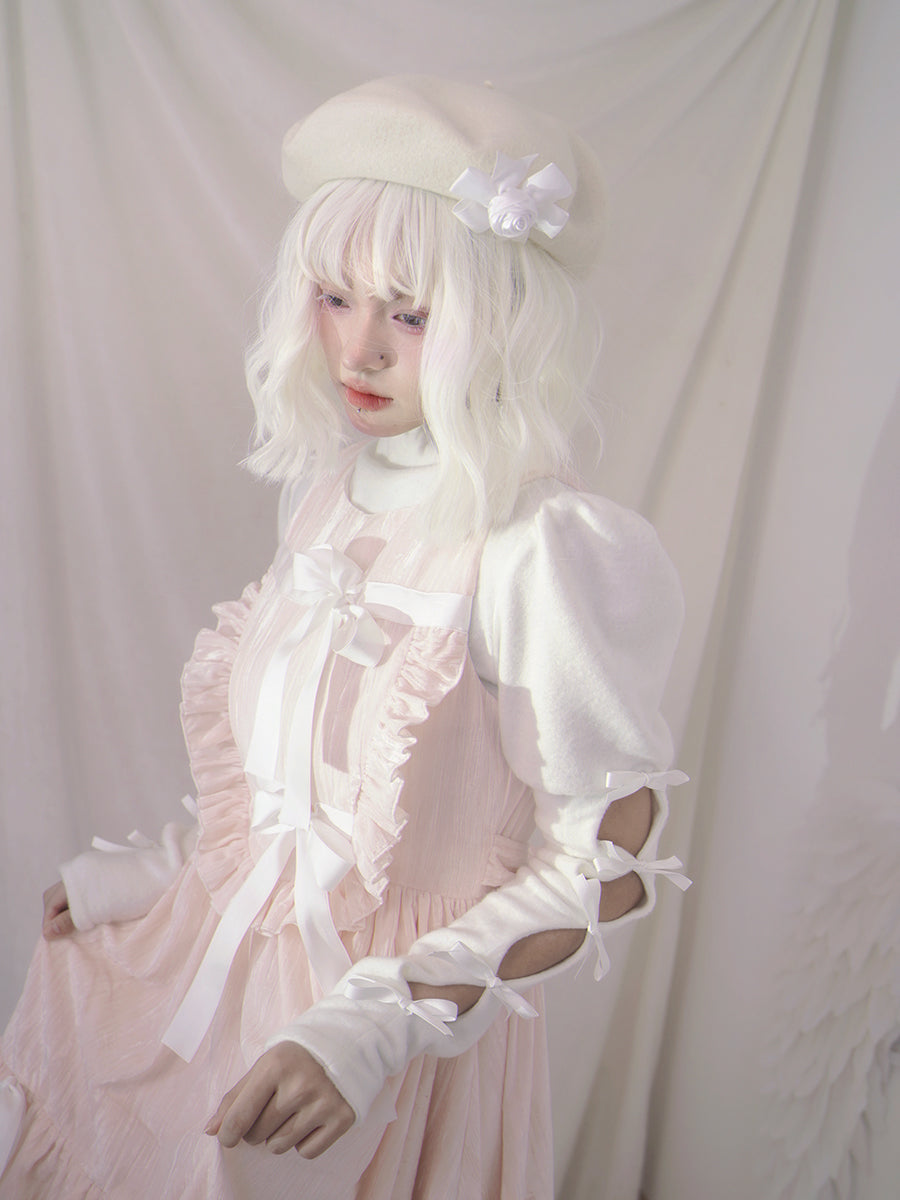 Sleeve-cut Ribbon Nichi Cutsew