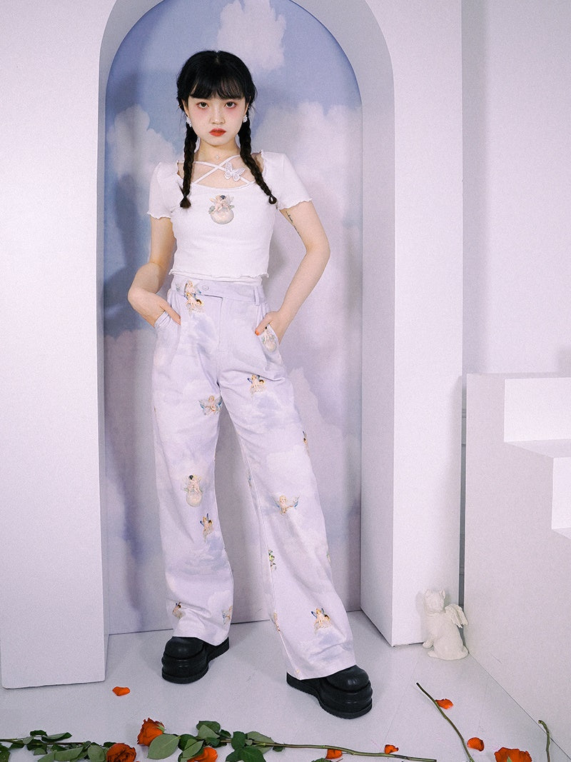 Angel Pail Wide Nichi Pants