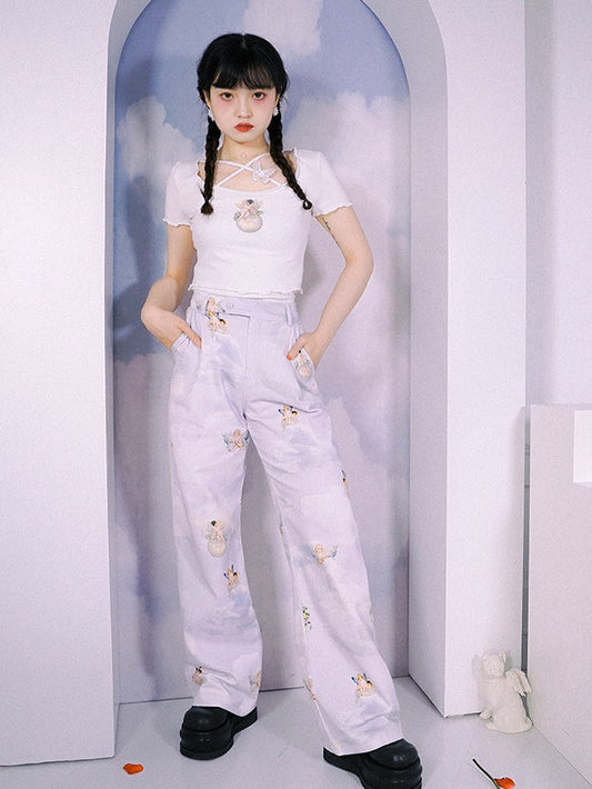 Angel Pail Wide Nichi Pants