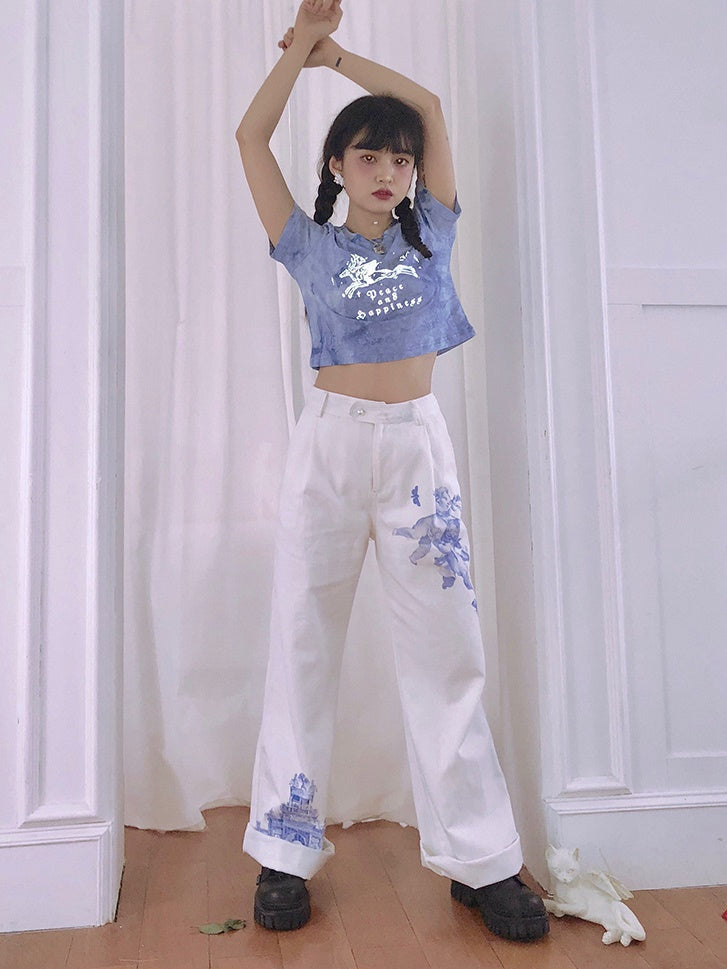 Angel Pail Wide Nichi Pants