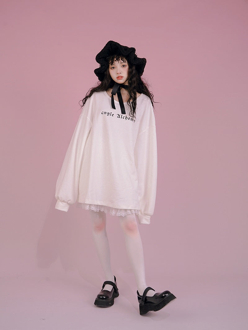 Oversize Loose Print Cutsew