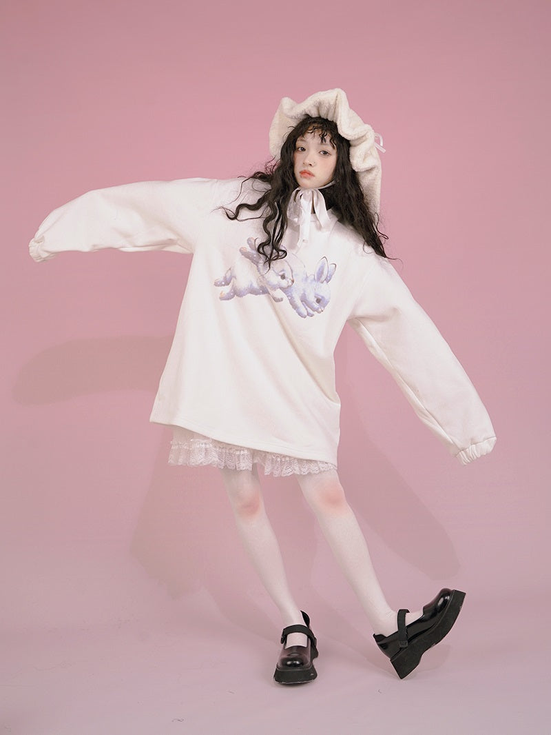 Bare Rabbit Cute Oversize Cutsew