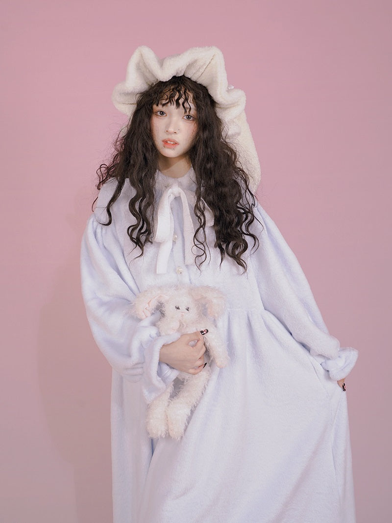 Gothic Lorita Frill Apron Cosplay One-piece