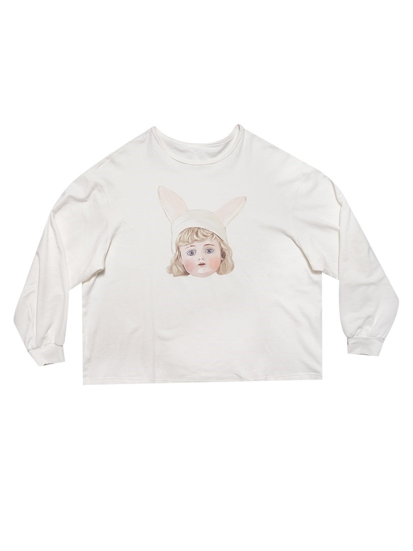 Print Pop Oversize Casual Cutsew