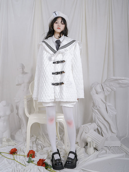 Sailor Frill Quilting Girly Jacket