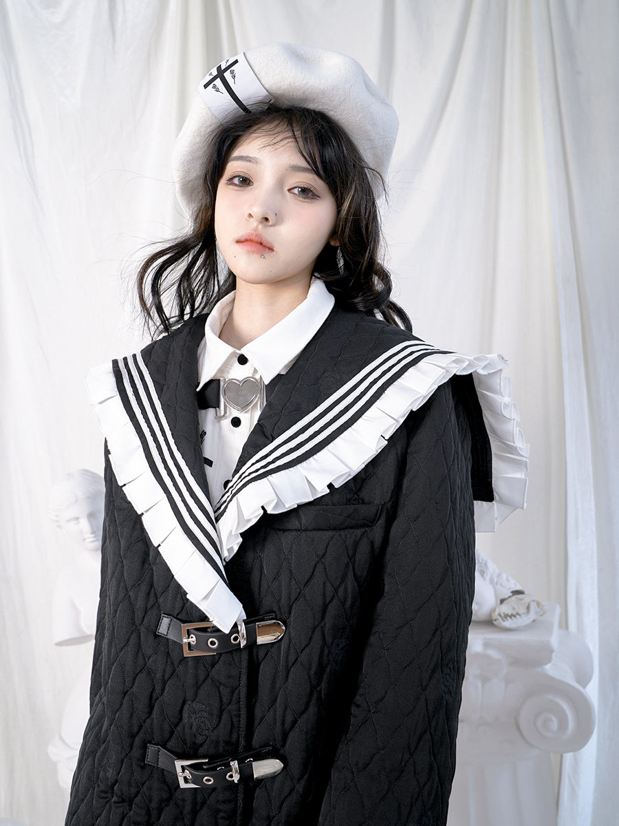 Sailor Frill Quilting Girly Jacket