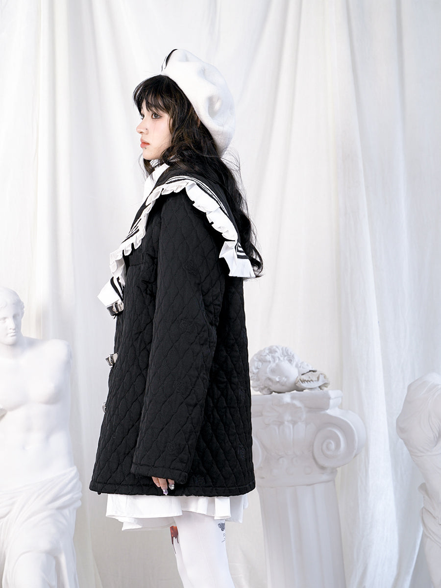 Sailor Frill Quilting Girly Jacket