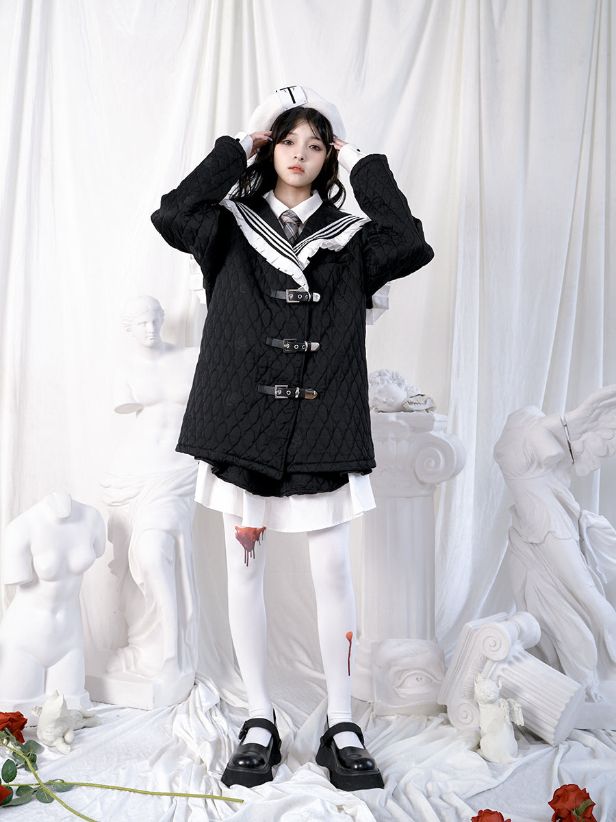 Sailor Frill Quilting Girly Jacket