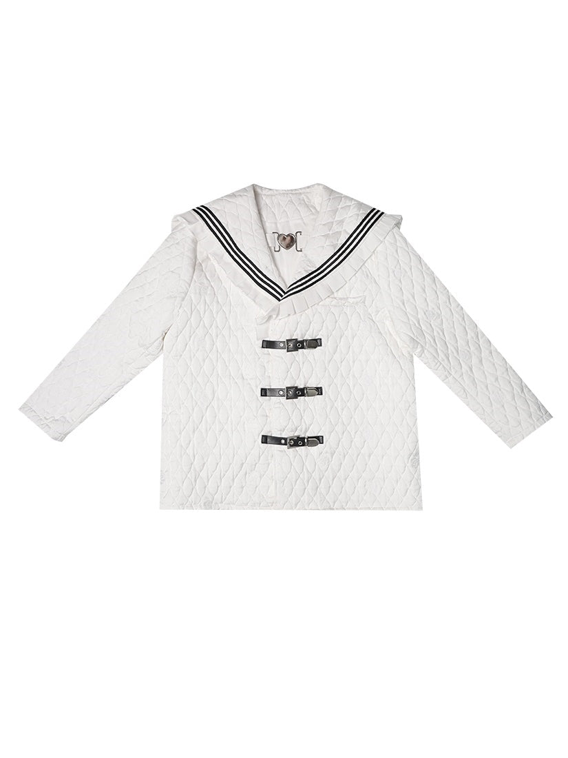 Sailor Frill Quilting Girly Jacket
