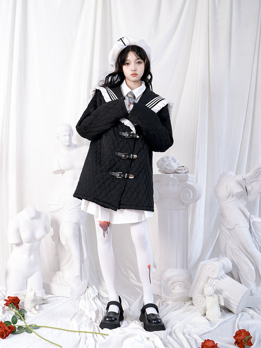 Sailor Frill Quilting Girly Jacket