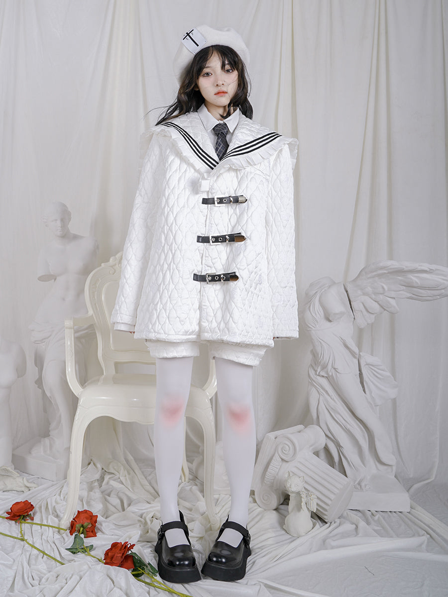 Sailor Frill Quilting Girly Jacket