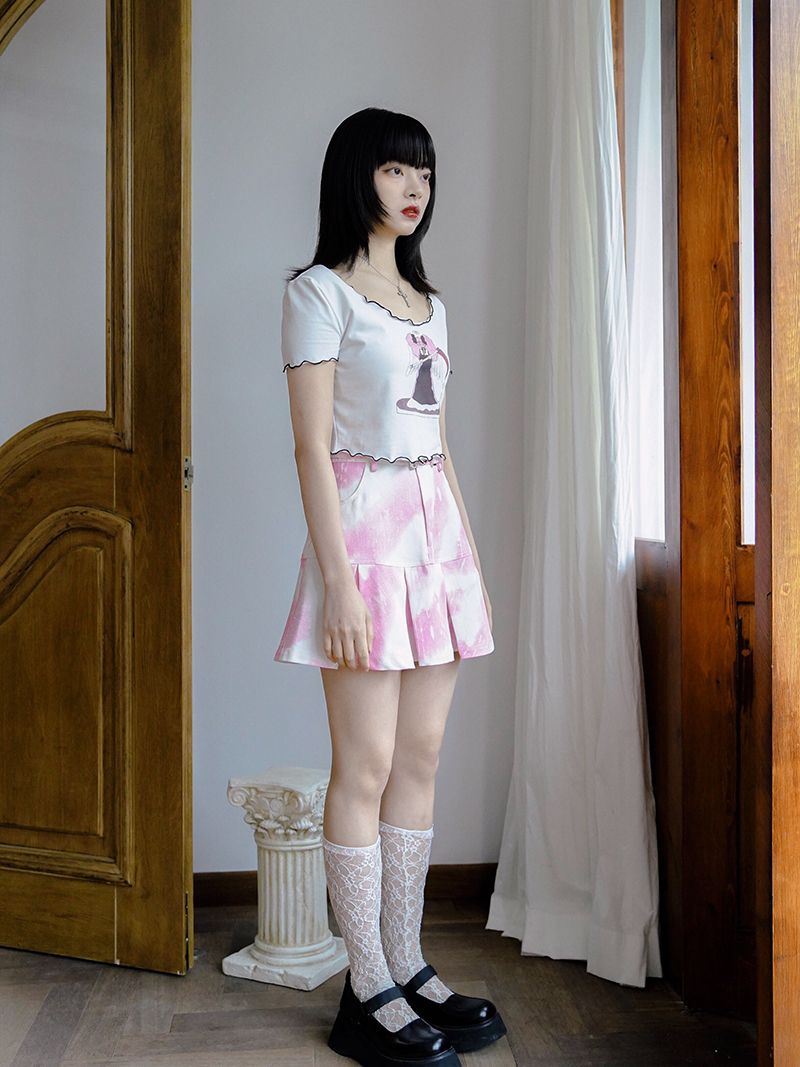 Angel Wave Cross Butterfly Cutsew