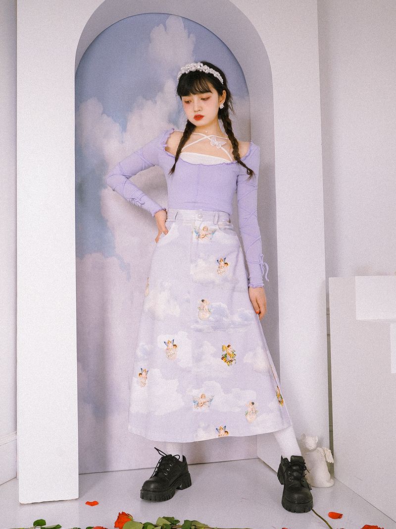 Thin Wave Simple Cutsew