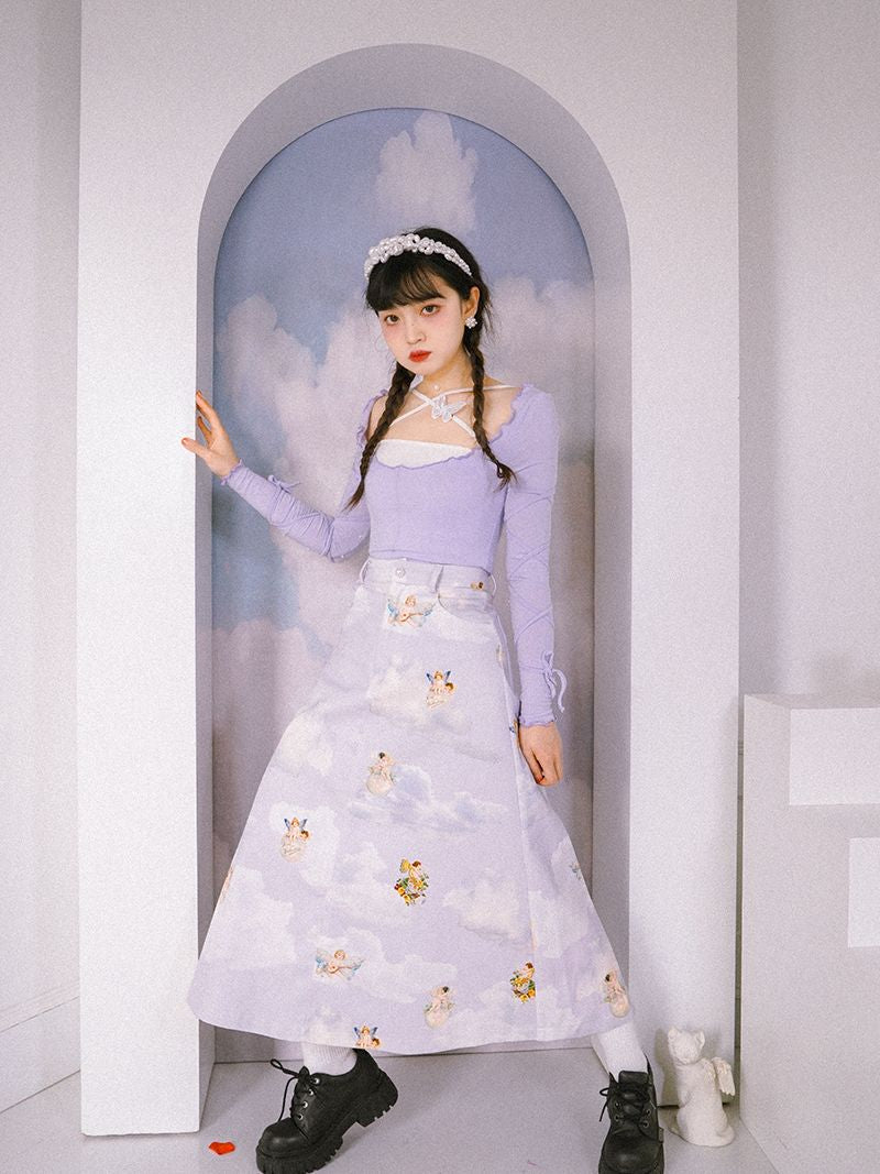 Thin Wave Simple Cutsew