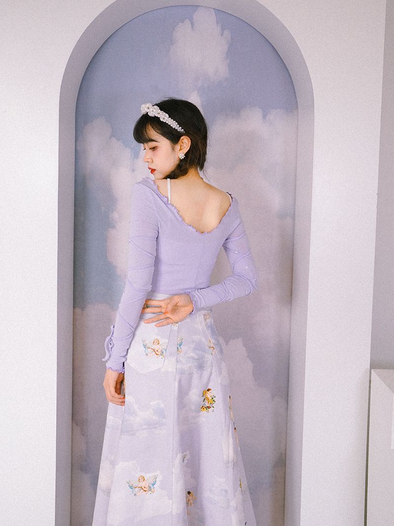 Thin Wave Simple Cutsew