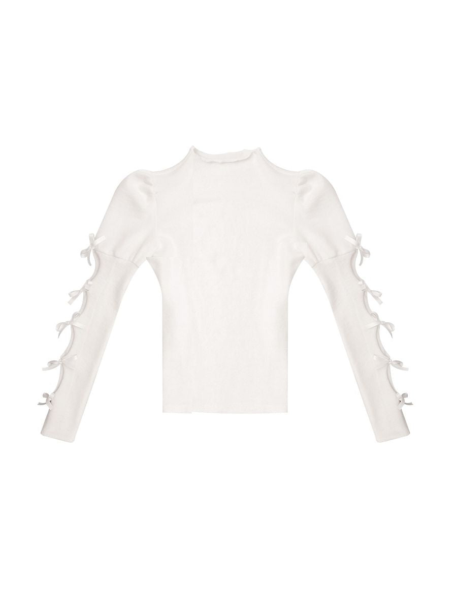 Sleeve-cut Ribbon Nichi Cutsew