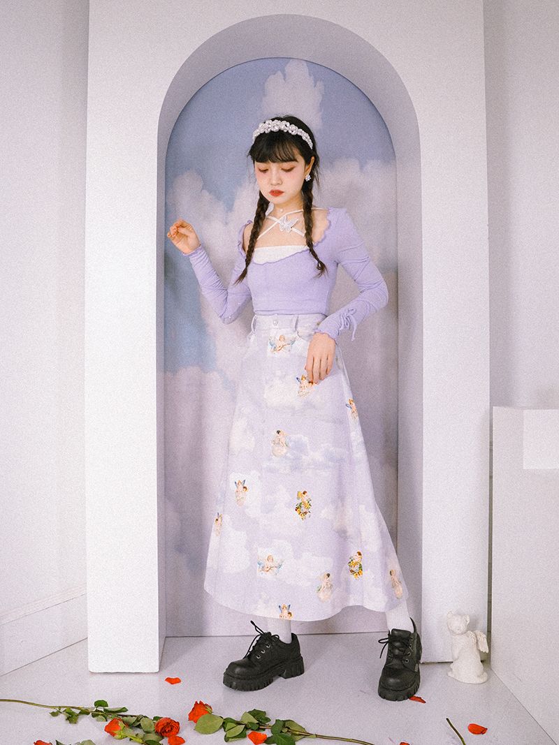 Thin Wave Simple Cutsew