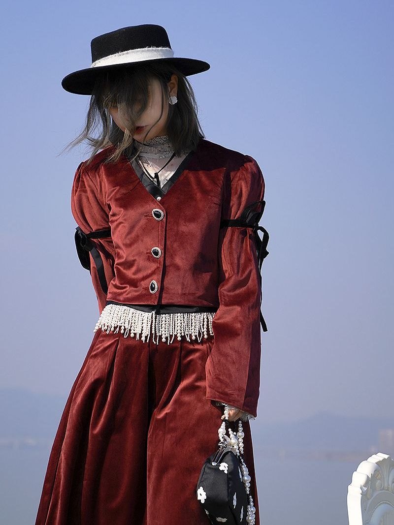 Flower Compact Retro Pearl Shoulder-Bag