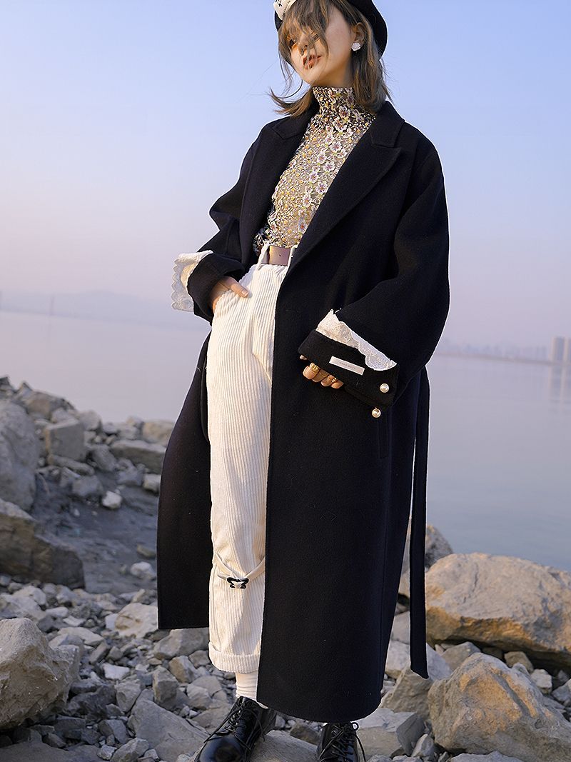 Corduroy Roll-up Belt Pants