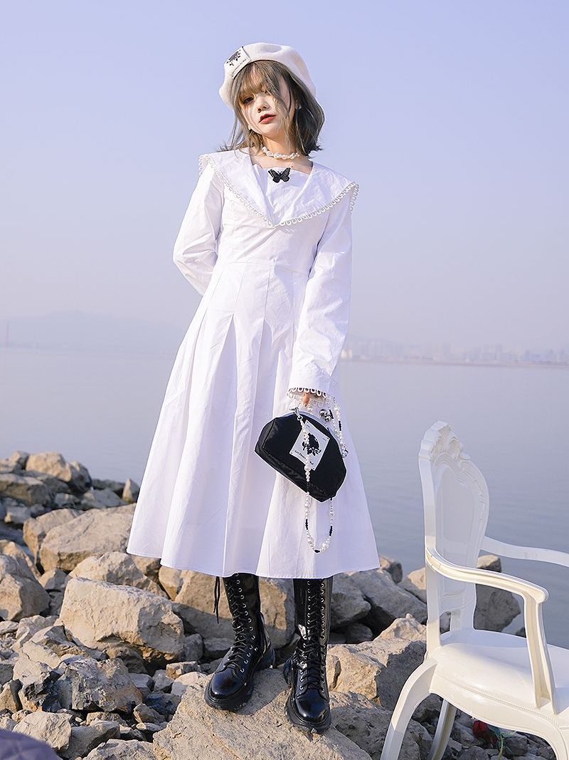 Flower Compact Retro Pearl Shoulder-Bag