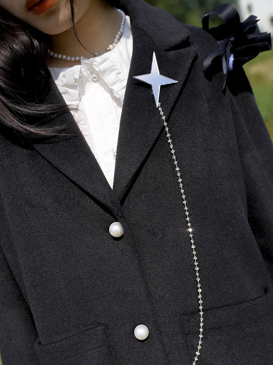 Chain Accessory Accent Brooch