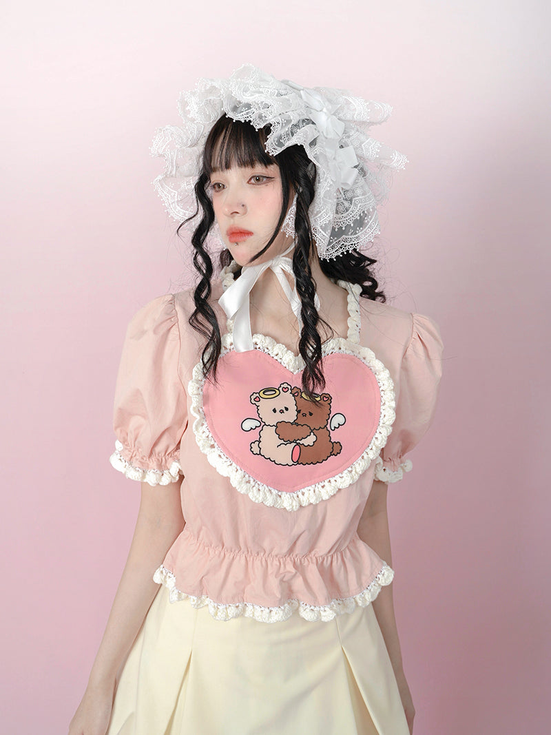 Bow Lace Tie Hair Band & Hand Accessory