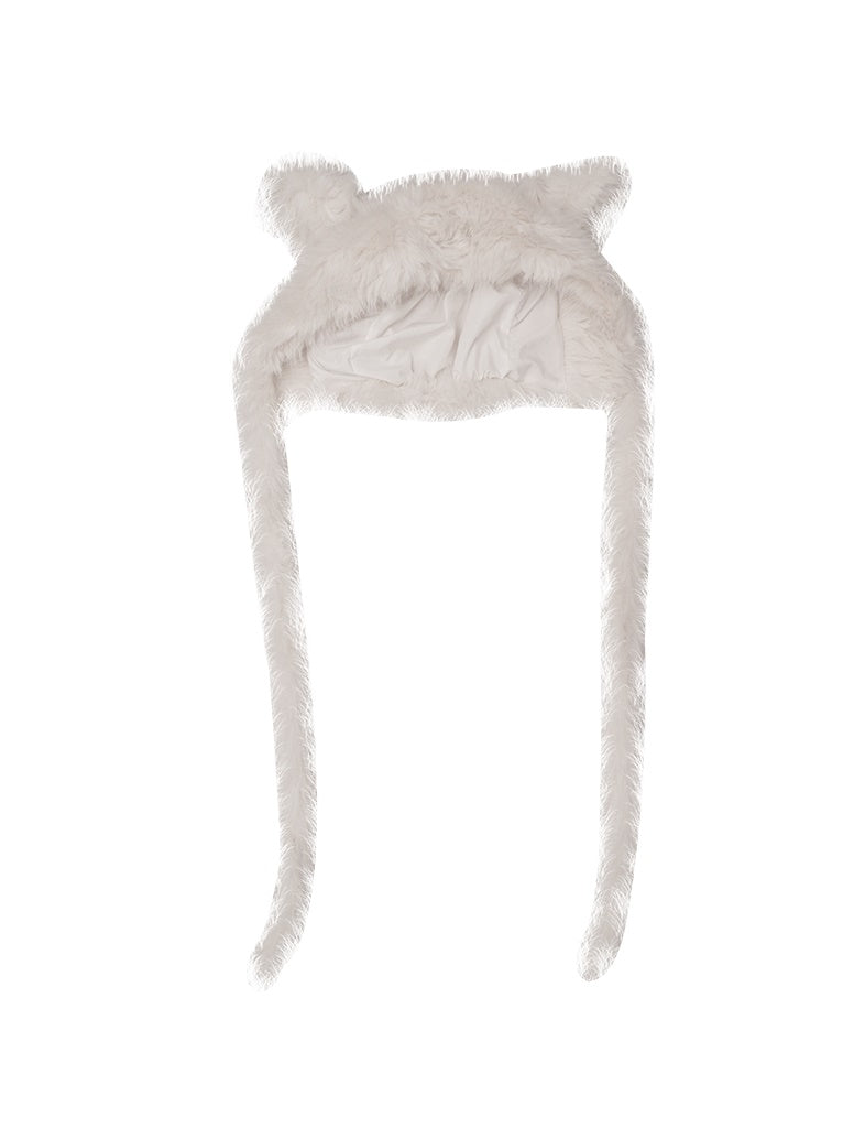 Long-haired Sheep Ear Cross Bow Hat