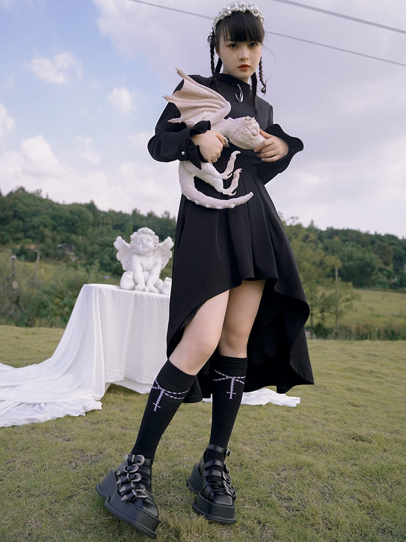 Fish-tail Pearl Flare Classy One-piece