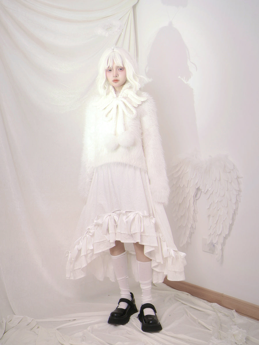 Imitation Mink Soft Round Neck Sweater