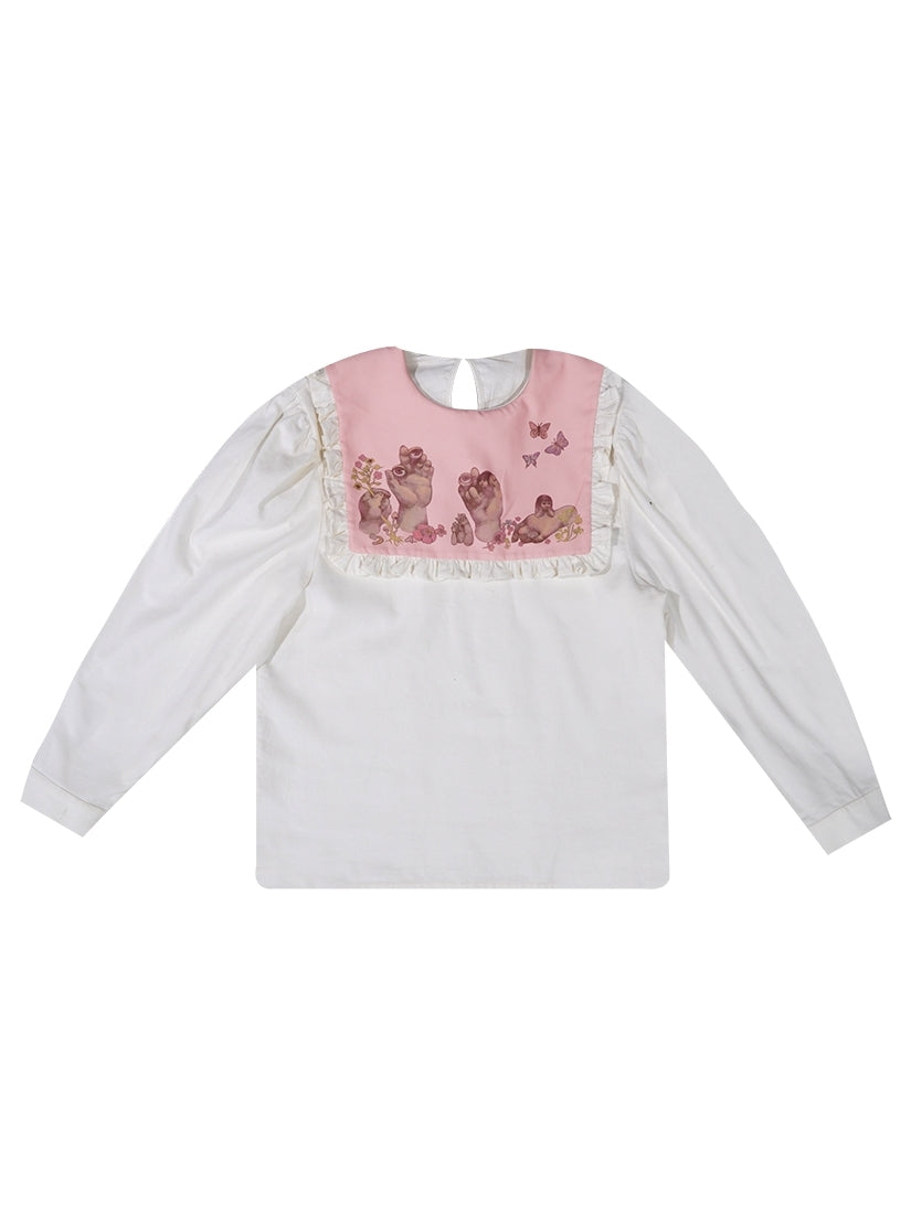 Fairy Frill Lace Girly Blouse