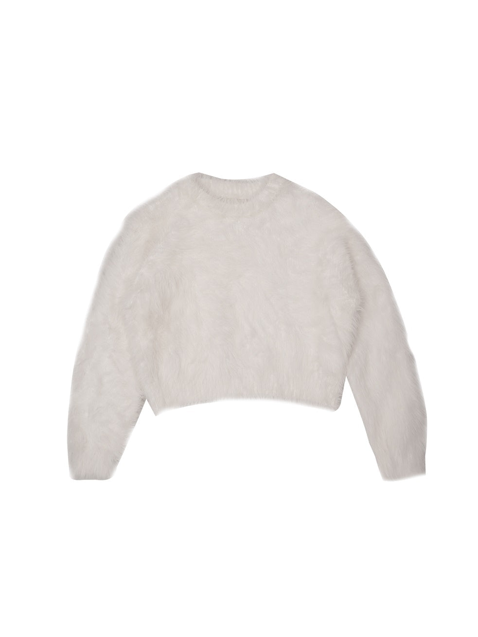 Imitation Mink Soft Round Neck Sweater