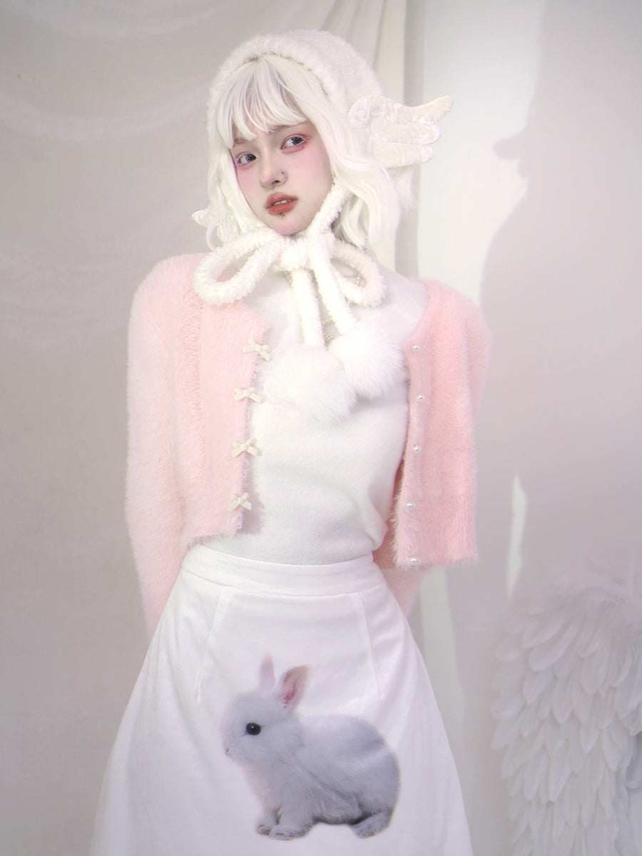 Plush Angel Wings Neck Scarf