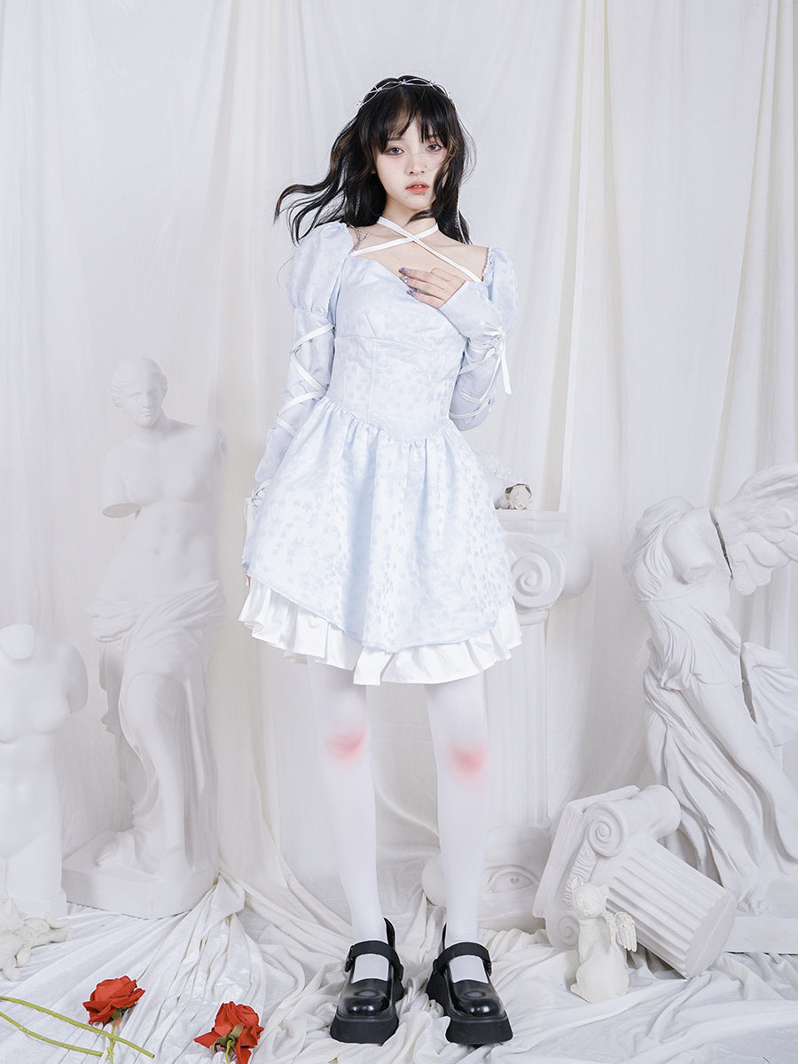 Nichi White Redness Tights