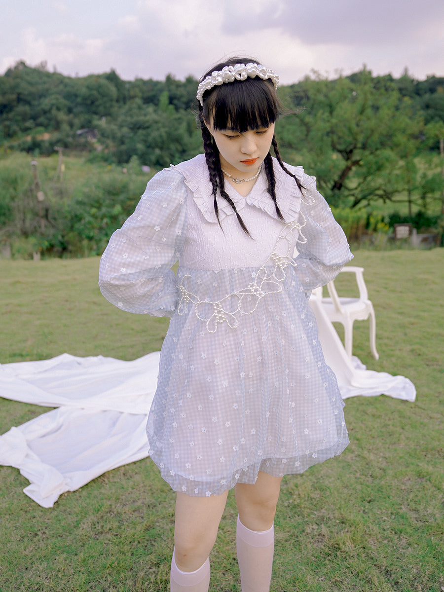 Pearl Beads Butterfly Chain Strap