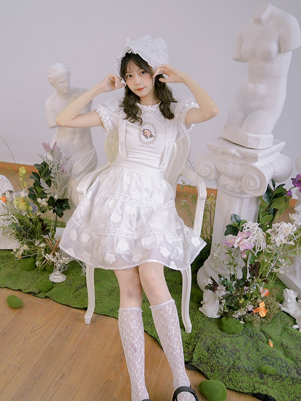 Frill Gothic Lolita  Apron One-piece