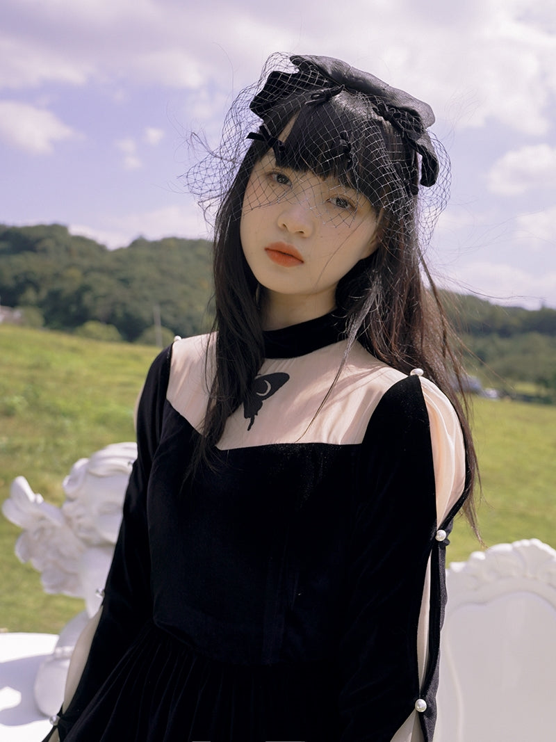 Velvet Butterfly Vintage Pearl One-piece