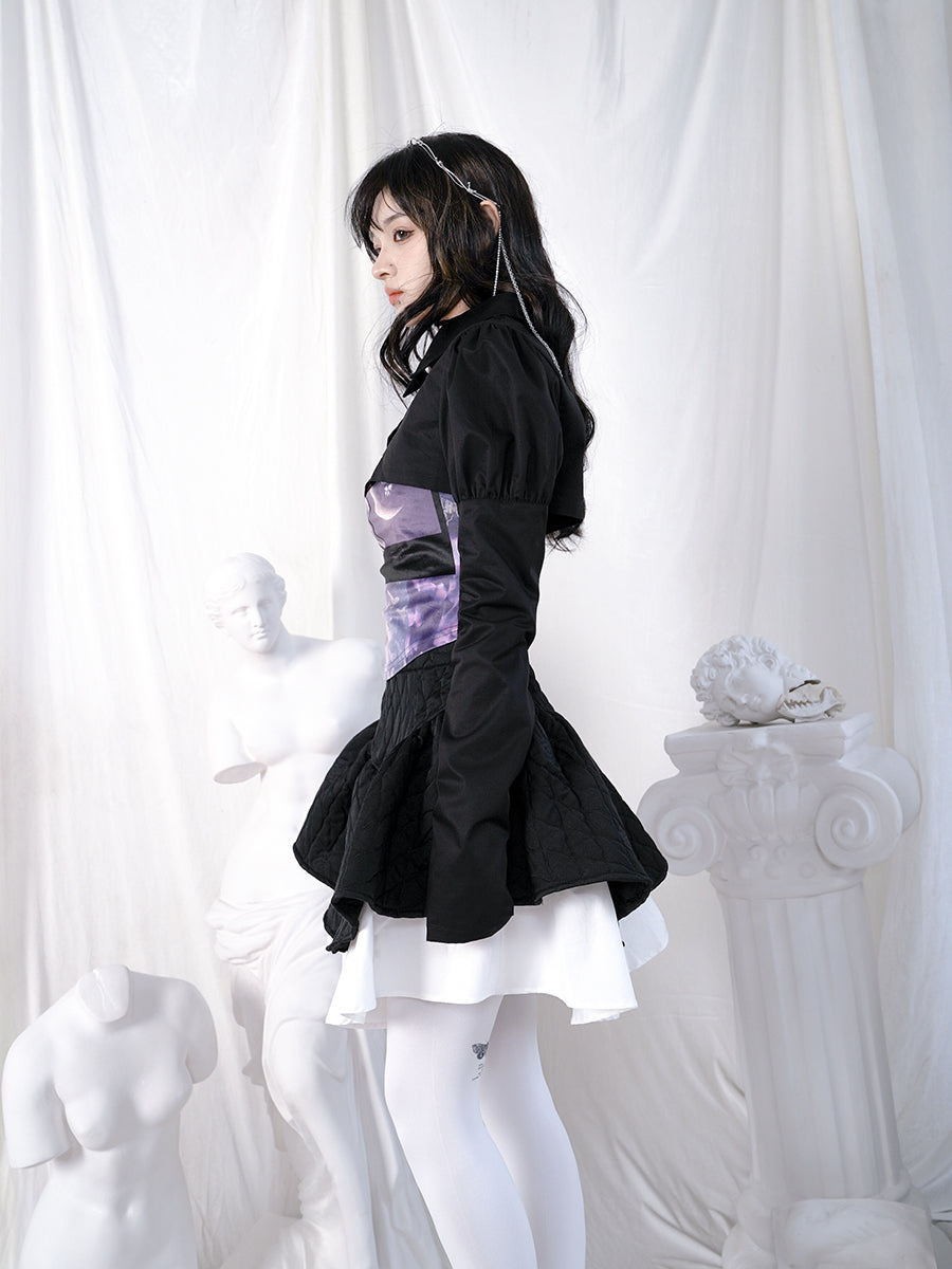 Cropped Lace Gothic Lolita Bolero Blouse