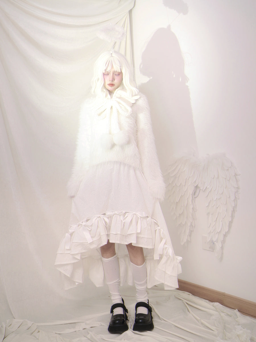 Imitation Mink Soft Round Neck Sweater