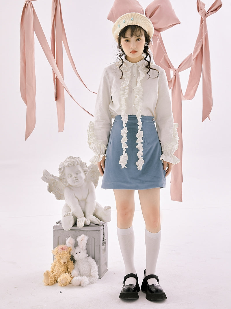 Frill Cute Unique Blouse