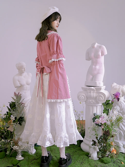 Sweet Lace Cute Ribbon Gothic Blouse