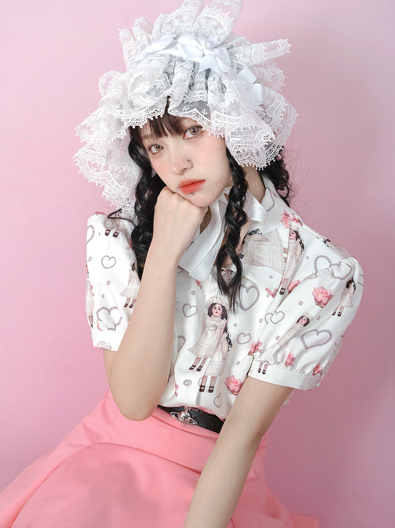 Bow Lace Tie Hair Band & Hand Accessory